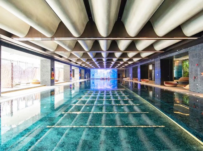 江门网站建设西安W酒店泳池